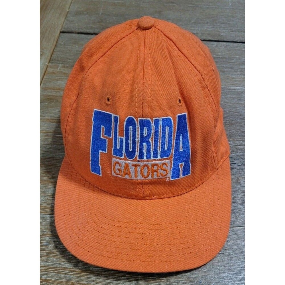 VINTAGE FLORIDA GATORS 1970's SNAPBACK HAT ONE SIZE ORANGE MADE IN USA PARAMOUNT